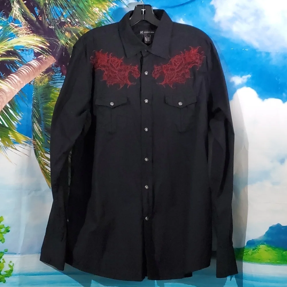 I.n.c. MEN'S DRESS SHIRT SIZE L - Picture 1 of 3